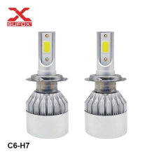 Waterproof H4 H7 9005 9006 C6 COB Turbo LED Headlight Light Bulbs Headlight 6000K Headlight Light